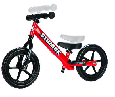 Strider 12 inch loopfiets Sport Rood