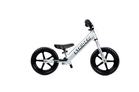 Strider 12 inch loopfiets PRO Silver