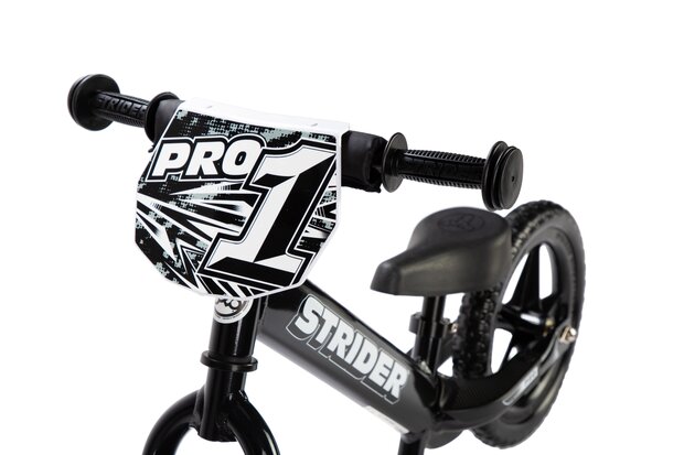 Strider 12 inch loopfiets PRO Black pearl